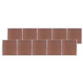 ogrodzenie-do-ogrodu-wpc-1737-x-186-cm-brazowe