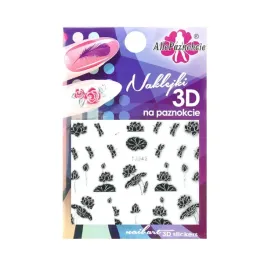 naklejki-3d-kwiatki-czarne-sreb-tj043