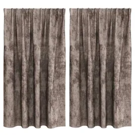 zaslona-z-zaslonami-2-pcs-cappuccino-140-x-140-cm-aksamit