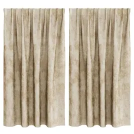 zaslona-z-zaslonami-2-pcs-kremowy-140-x-140-cm-aksamit