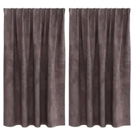 zaslona-z-zaslonami-2-pcs-brazowy-140-x-140-cm-aksamit