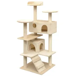 drapak-dla-kota-z-sizalowymi-slupkami-125-cm-kolor-bezowy