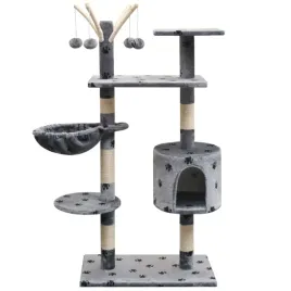 drapak-dla-kota-125-cm-szary-z-wzorem-w-kocie-lapki