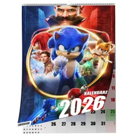 kalendarz-a3-sonic-13-stronny-zaznaczone-swieta-scienny