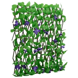 vidaxl-kratka-ze-sztucznym-bluszczem-rozsuwana-zielona-180x70-cm