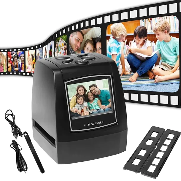 Skaner Negatywów 35/135mm Filmów Zdjęć Do Digitalizacji Klisz Stare Zdjęcia
