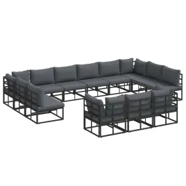 zestaw-sof-na-ogrod-z-poduszka-13-pcs-czarny-aluminium