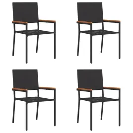 zestaw-krzesel-ogrodowych-4-pcs-czarny-i-brazowy