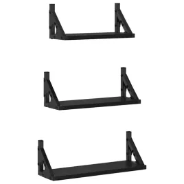zestaw-polek-sciennych-z-polka-3-pcs-czarny-dab-37-x-12-x-13-cm