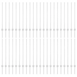 slupki-ogrodzeniowe-88-pcs-srebrny-140-cm-stal