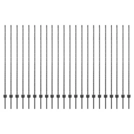 slupki-ogrodzeniowe-44-pcs-szary-200-cm-stal