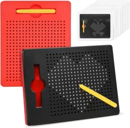 2x-magnetyczna-tablica-kreslarska-z-kulkami-dla-dzieci-zestaw-prezent