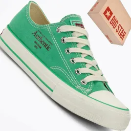 big-star-nn174062-trampki-meskie-zielone-materialowe-klasyczne-buty