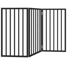skladana-bramka-dla-psa-3-panele-czarna-150-cm