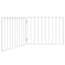 bramka-dla-psa-skladana-2-panele-biala-160-cm-drewno-topolowe