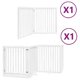 skladana-bramka-dla-psa-z-drzwiami-6-paneli-biala-480-cm