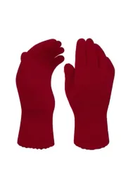 rekawiczki-unisex-ander-zimowe-pieciopalczaste-damskie-meskie-classy-bordo