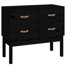 komoda-czarna-90x40x78-cm-lite-drewno-sosnowe