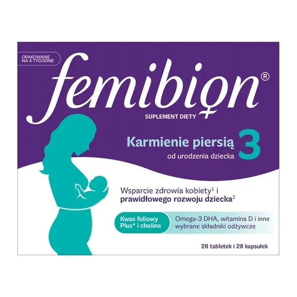 Femibion 3 Karmienie piersią 28 tabletek + 28 kapsułek