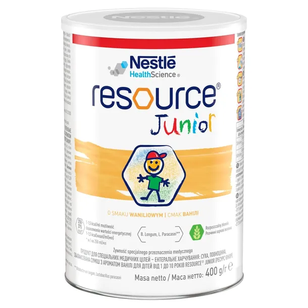 RESOURCE JUNIOR proszek waniliowy 400 g
