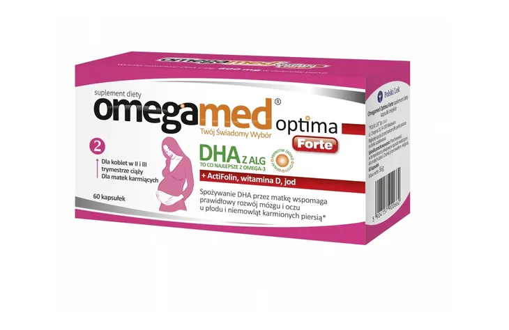 Omegamed Optima Forte 60 kapsułek II i III trymestr