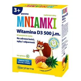 mniamki-3-witamina-d3-500-j-m-smak-ananasowy-60-pastylek