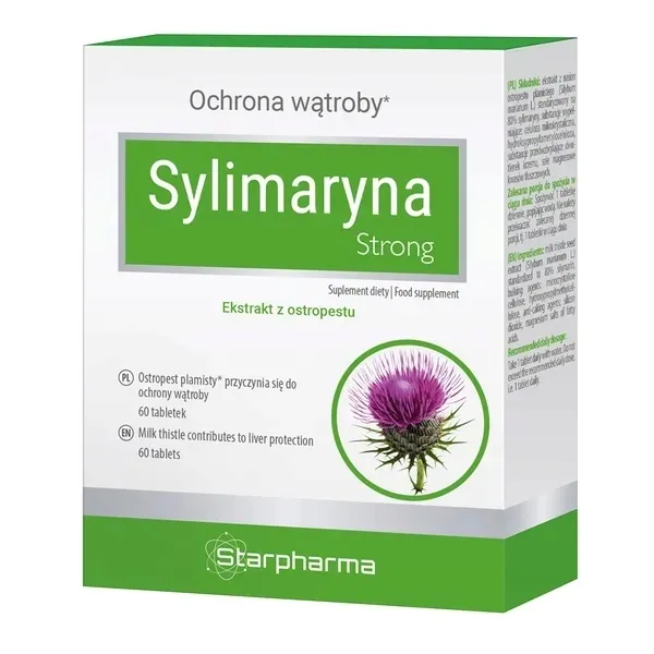 Sylimaryna Strong na wątrobę 60 tabletek STARPHARMA