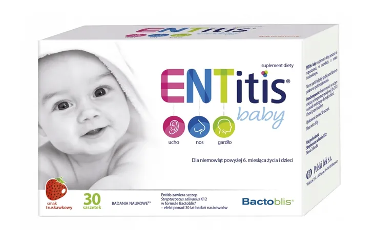 ENTITIS BABY smak truskawkowy 30 saszetek