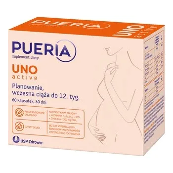 PUERIA UNO ACTIVE planowanie + wczesna ciąża 60 kapsułek