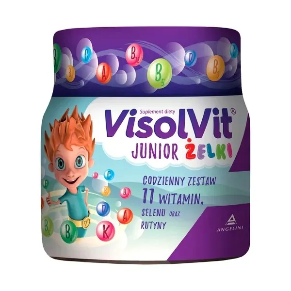 Visolvit Junior żelki 50 sztuk Witaminy dla dzieci