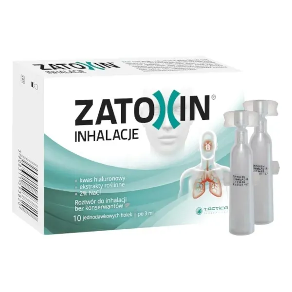 ZATOXIN INHALACJE roztwór do inhalacji 10 fiol