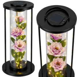 znicz-solarny-led-lampion-na-grob-cmentarz-roza-wieczna-kwiaty-nagrobne