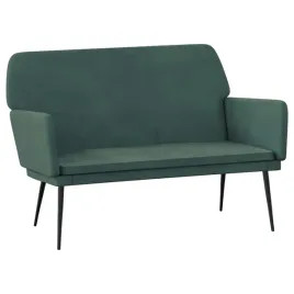 lawka-ciemnozielona-108x79x79-cm-tapicerowana-aksamitem