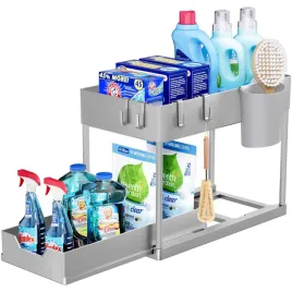 puricon-organizer-pod-zlew-2-poziomowy-wysuwany-szary-pod-umywalke-kuchnia