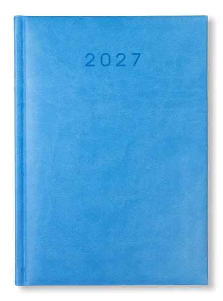 KALENDARZ KSIĄŻKOWY A4 TERMINARZ DZIENNY 2027 TURY BŁĘKITNY PLANER