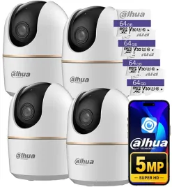 kamera-wifi-wewnetrzna-4x-niania-5mpx-dahua-hero-obrotowa-karta-64gb-dahua