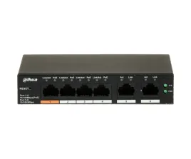 switch-poe-4-2-dahua-zarzadzalny-smart-cloud-managed-60w-do-kamer