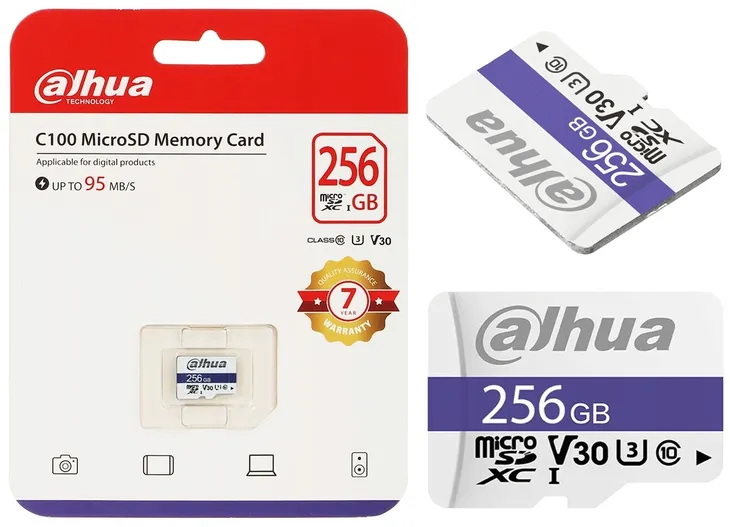 Karta pamięci microSD 256GB TF-C100/256GB Dahua do kamer
