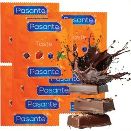 pasante-smakowe-czekoladowe-prezerwatywy-naturalne-latexowe-prazek-10-szt