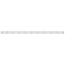ogrodzenie-z-siatki-ze-stopami-slupkow-zielone-11x25-m