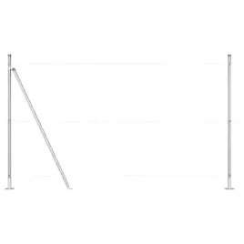 slupek-ogrodzeniowy-26-pcs-srebrny-32-x-32-x-835-cm-stal
