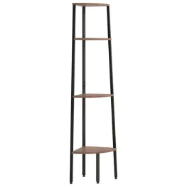 polka-narozna-4-poziomowa-ciemnobrazowa-i-czarna-455x315x150-cm