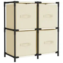 szafka-z-4-koszami-z-tkaniny-kremowa-63x30x71-cm-stal
