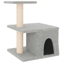 drapak-dla-kota-z-sizalowymi-slupkami-jasnoszary-48-cm