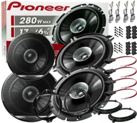 pioneer-glosniki-4-szt-do-audi-a4-b5-przod-tyl-dystanse-zestaw