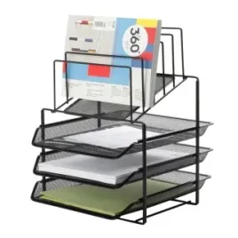 sorter-dokumentow-3-szufladki-metal-czarny