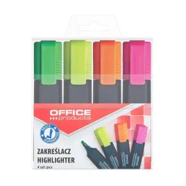zakreslacze-do-kolorowania-tekstu-office-products-4-kolory