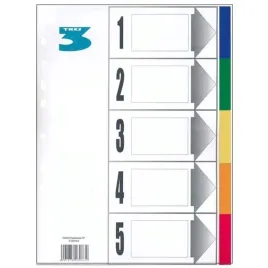 przekladki-biurowe-a4-do-segregatora-polipropylenowe-5-kolorow