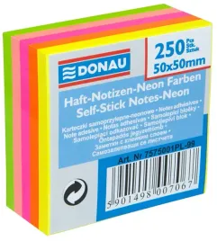 karteczki-samoprzylepne-bloczek-donau-neonowe-kostka-50x50mm-250-szt