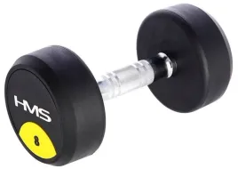 hms-hantla-hantelka-ciezarek-gumowany-chromowany-do-cwiczen-fitness-8-kg